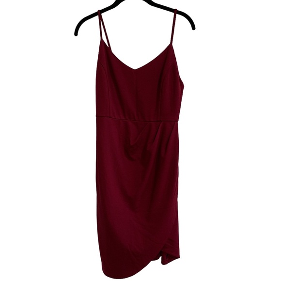 Zalalus Burgundy Dress Sz M - Picture 1 of 4